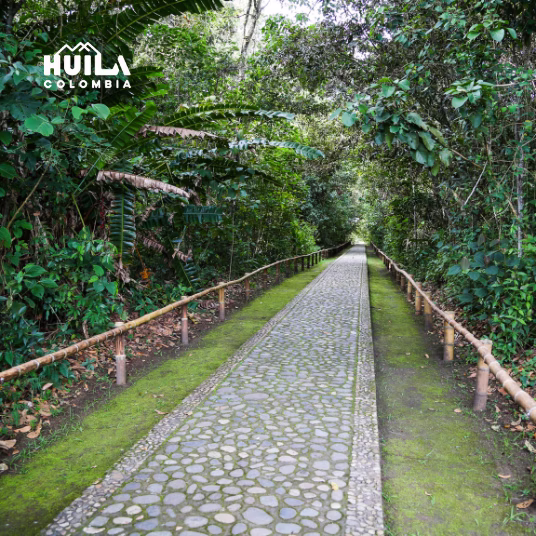 San Agustín Parque Arqueológico con estatuas precolombinas y paisaje verde